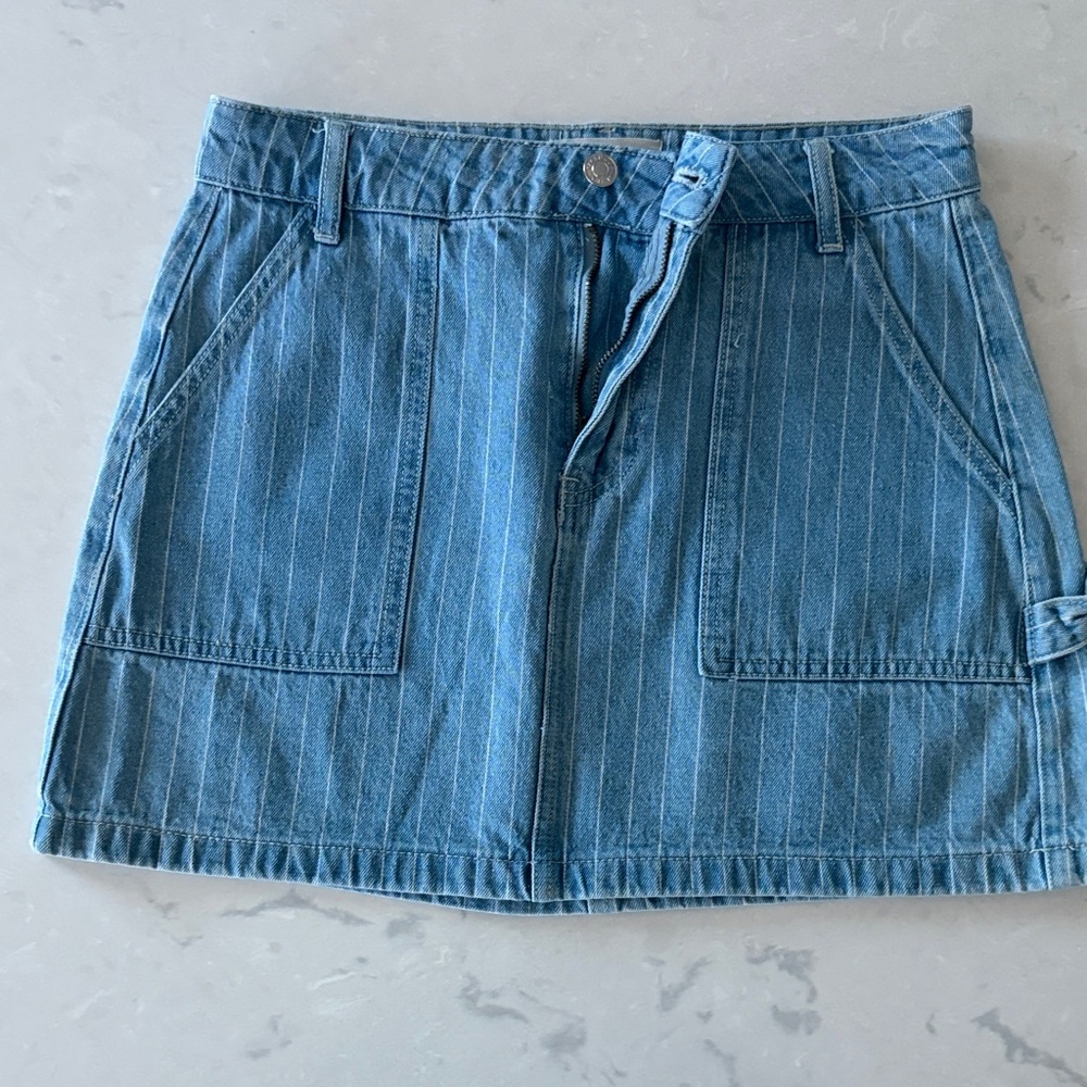 PacSun Blue Denim Mini Skirt
